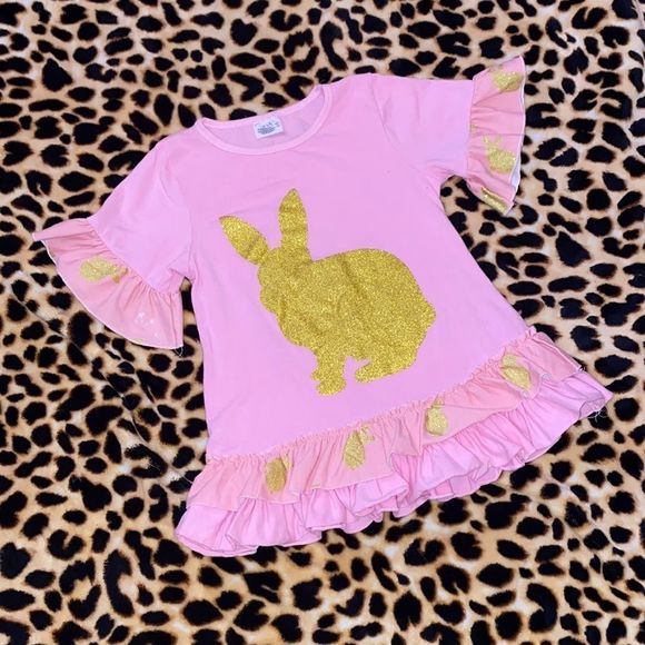Gold silhouette boutique bunny top size 7(XXL) - Picture 6 of 6
